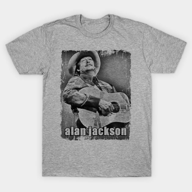 alan jackson vintage look - (country music) T-Shirt by Royasaquotshop